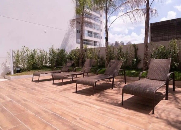 Imagem Apartamento com 1 Quarto para Alugar, 30 m² em Jardim Caravelas - São Paulo