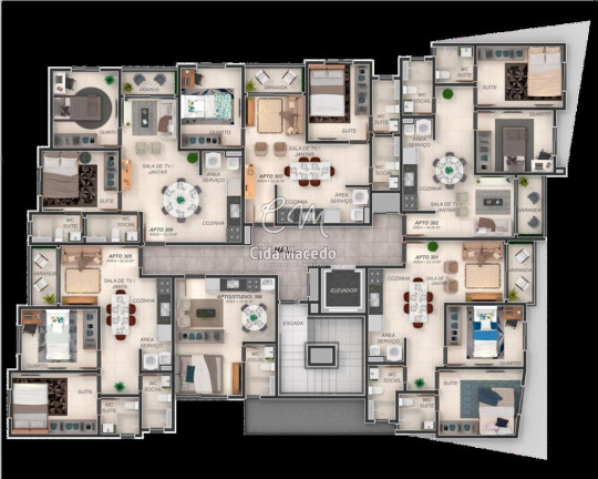 Imagem Apartamento com 1 Quarto à Venda, 22 m² em Aeroclube - João Pessoa