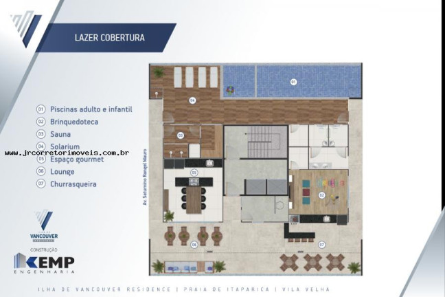 Imóvel com 3 Quartos à Venda, 73 m² em Praia Itaparica - Vila Velha