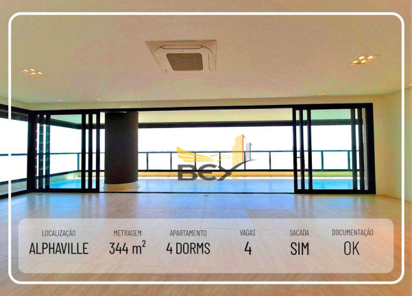 Apartamento com 4 Quartos à Venda ou Locação, 344 m² em Alphaville Industrial - Barueri