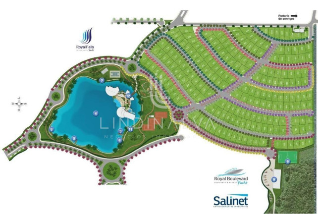 Imagem Terreno à Venda, 450 m² em Condomínio Royal Falls Yacht - Foz Do Iguacu Imagem Terreno à Venda, 450 m² em Condomínio Royal Falls Yacht - Foz Do Iguacu