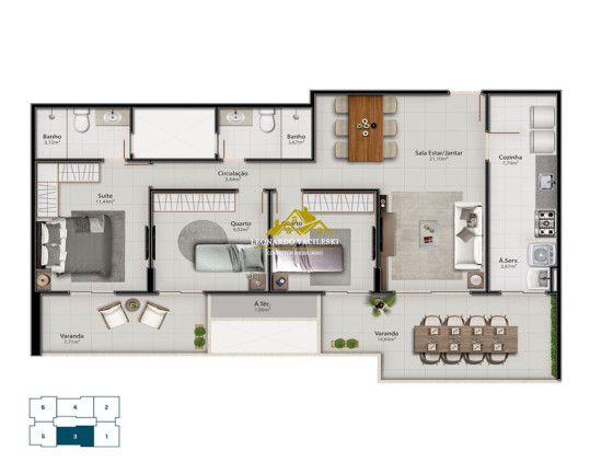 Imagem Imóvel com 3 Quartos à Venda, 95 m² em Alphaville Jacuhy - Serra Imagem Imóvel com 3 Quartos à Venda, 95 m² em Alphaville Jacuhy - Serra