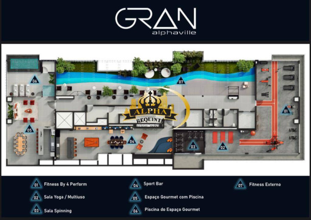 Imagem Apartamento com 3 Quartos à Venda, 86 m² em Alphagran Alphaville - Barueri