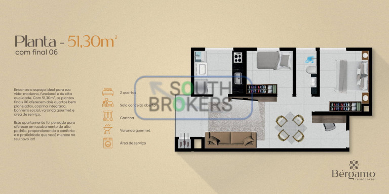 Imagem Apartamento com 2 Quartos à Venda, 30 m² em Tingui - Curitiba Imagem Apartamento com 2 Quartos à Venda, 30 m² em Tingui - Curitiba