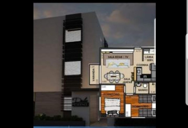 Imagem Apartamento com 2 Quartos à Venda, 53 m² em Residencial Morumbí - Poços De Caldas