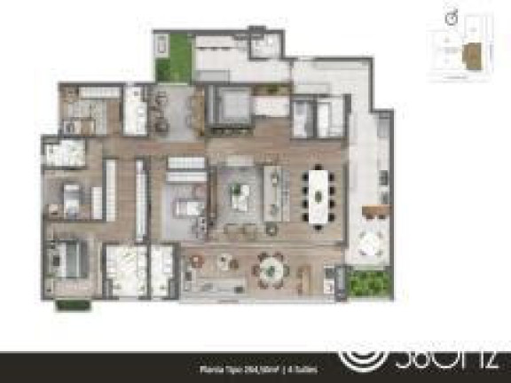 Imagem Apartamento com 3 Quartos à Venda, 252 m² em Indianópolis - São Paulo Imagem Apartamento com 3 Quartos à Venda, 252 m² em Indianópolis - São Paulo