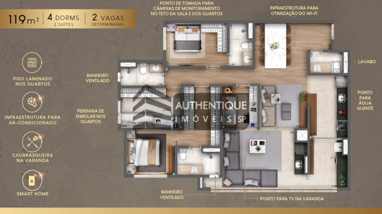 Imagem Apartamento com 4 Quartos à Venda, 119 m² em Vila Leopoldina - São Paulo Imagem Apartamento com 4 Quartos à Venda, 119 m² em Vila Leopoldina - São Paulo