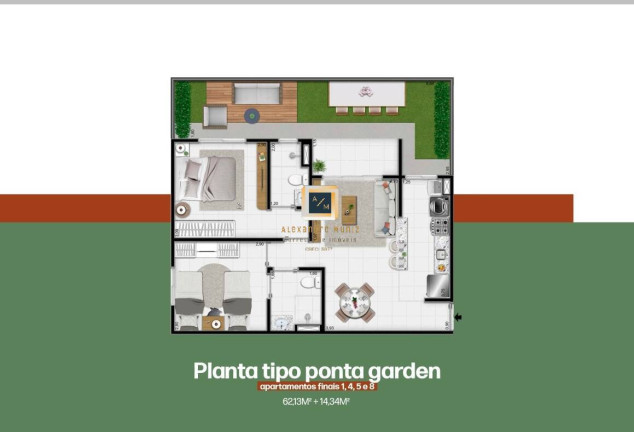 Imagem Apartamento com 2 Quartos à Venda, 52 m² em Centro - Eusébio Imagem Apartamento com 2 Quartos à Venda, 52 m² em Centro - Eusébio
