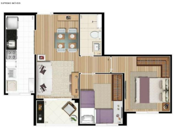 Imagem Apartamento com 2 Quartos à Venda, 47 m² em Vila Andrade - São Paulo Imagem Apartamento com 2 Quartos à Venda, 47 m² em Vila Andrade - São Paulo