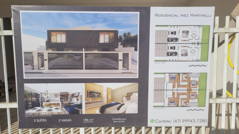 Imagem Sobrado com 3 Quartos à Venda, 186 m² em Glória - Joinville