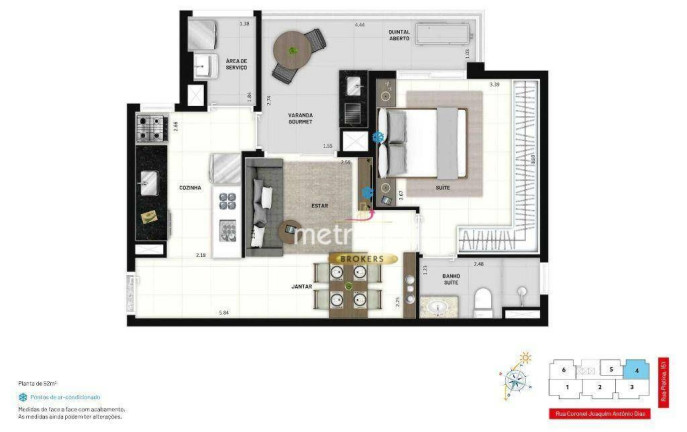 Imagem Apartamento com 1 Quarto à Venda, 52 m² em Tatuapé - São Paulo
