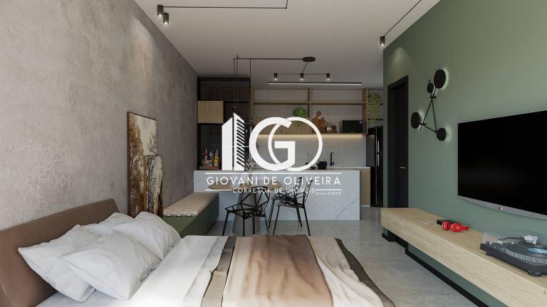 Imagem Apartamento com 1 Quarto à Venda, 40 m² em Centro - Criciúma