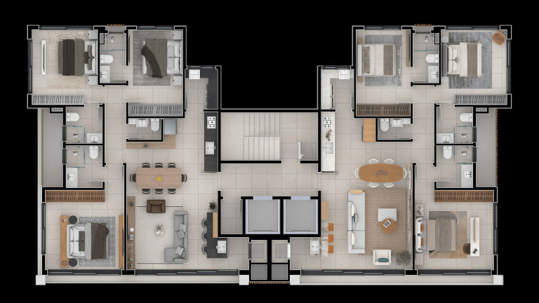 Imagem Apartamento com 3 Quartos à Venda, 128 m² em Centro - Torres Imagem Apartamento com 3 Quartos à Venda, 128 m² em Centro - Torres