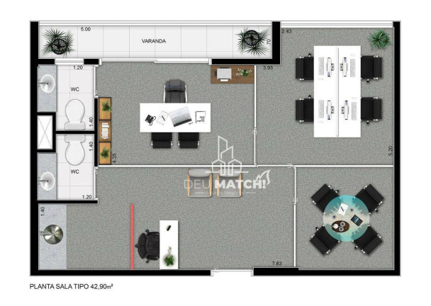 Imagem Sala Comercial à Venda, 42 m² em Vila Thais - Atibaia Imagem Sala Comercial à Venda, 42 m² em Vila Thais - Atibaia
