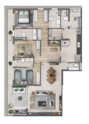 Imagem Apartamento com 1 Quarto à Venda, 83 m² em Moema Pássaros - São Paulo