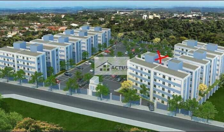 Apartamento com 2 Quartos à Venda, 43 m² em Novo Barreirinho - Ibirité
