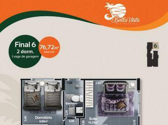 Imagem Apartamento com 2 Quartos à Venda, 71 m² em Centro - Itanhaém