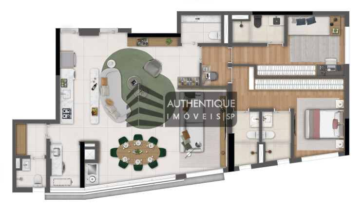 Imagem Apartamento com 3 Quartos à Venda, 121 m² em Moema - São Paulo