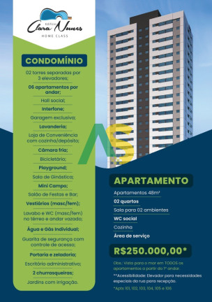 Imóvel com 2 Quartos à Venda, 48 m² em Candeias - Jaboatão Dos Guararapes