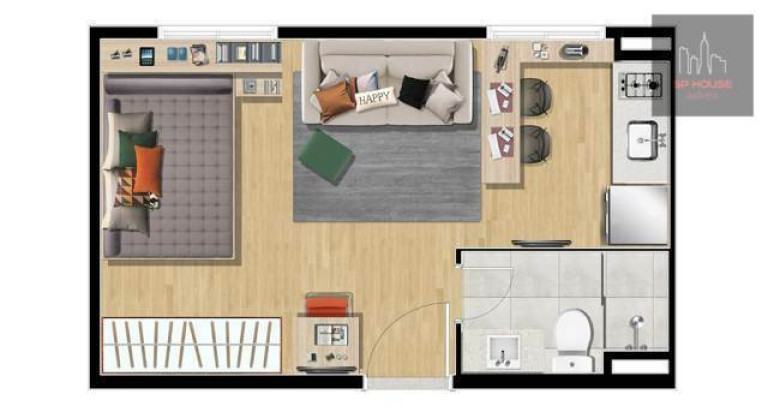 Imagem Apartamento com 1 Quarto à Venda, 24 m² em Liberdade - São Paulo Imagem Apartamento com 1 Quarto à Venda, 24 m² em Liberdade - São Paulo