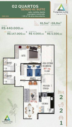Imagem Apartamento com 2 Quartos à Venda, 123 m² em Jardim Glória - Juiz De Fora