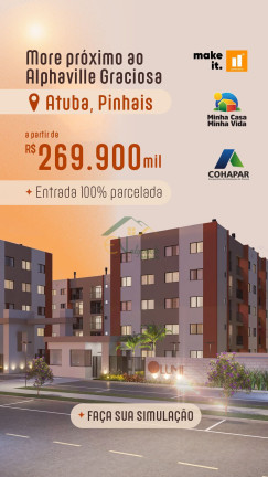 Imagem Apartamento com 2 Quartos à Venda, 44 m² em Atuba - Pinhais Imagem Apartamento com 2 Quartos à Venda, 44 m² em Atuba - Pinhais