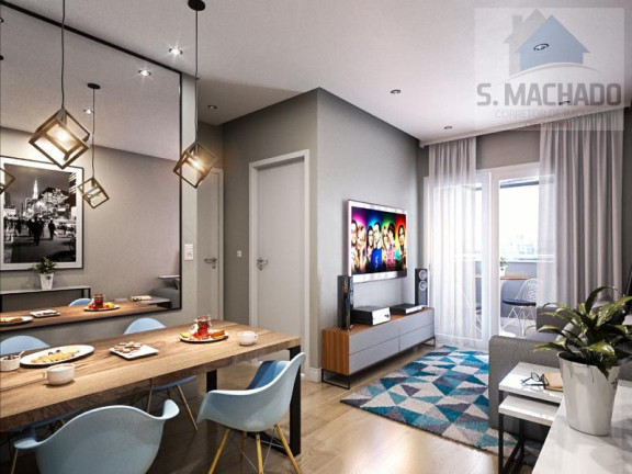 Apartamento com 2 Quartos à Venda, 53 m² em Vila Tibiriça - Santo André