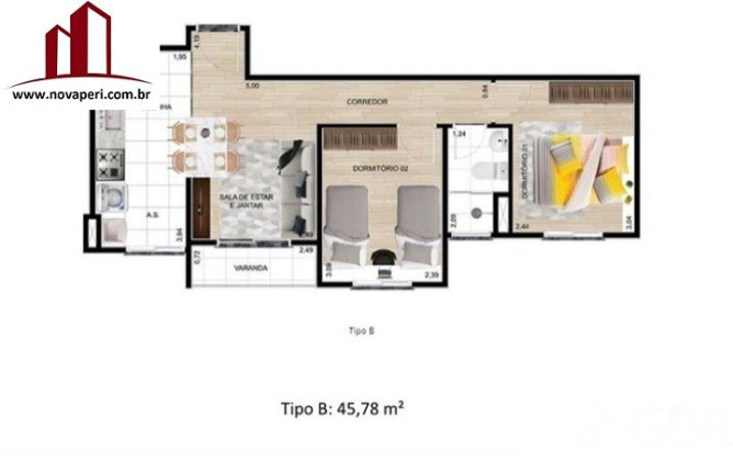 Imagem Apartamento com 2 Quartos à Venda, 45 m² em Jardim Dos Abreus - Caieiras Imagem Apartamento com 2 Quartos à Venda, 45 m² em Jardim Dos Abreus - Caieiras