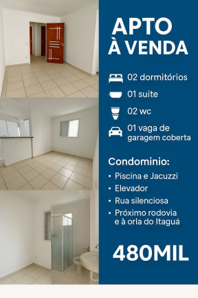 Imagem Apartamento com 2 Quartos à Venda, 62 m² em Itaguá - Ubatuba