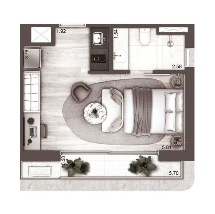 Imagem Apartamento com 1 Quarto à Venda, 32 m² em Higienópolis - São Paulo