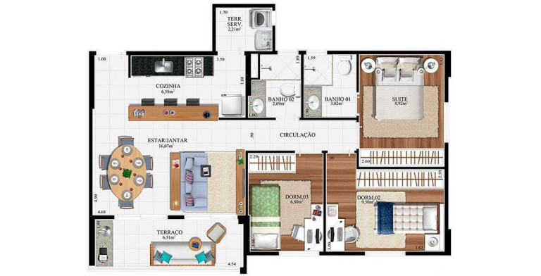 Imagem Apartamento com 3 Quartos à Venda, 75 m² em Vila Andrade - São Paulo Imagem Apartamento com 3 Quartos à Venda, 75 m² em Vila Andrade - São Paulo
