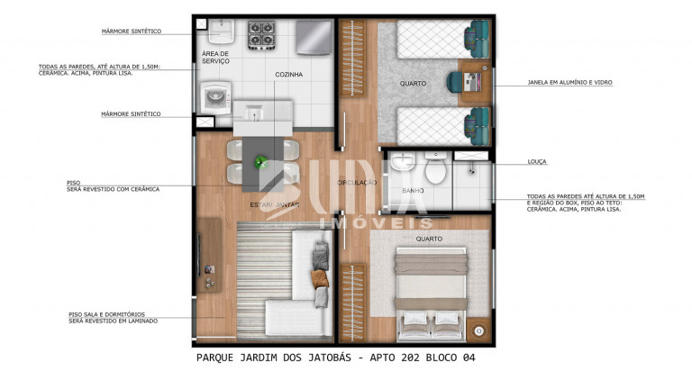 Imagem Apartamento com 2 Quartos à Venda, em Jardins De Campos - Campos Dos Goytacazes Imagem Apartamento com 2 Quartos à Venda, em Jardins De Campos - Campos Dos Goytacazes
