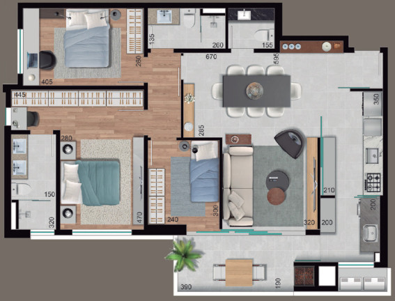 Imagem Apartamento com 2 Quartos à Venda, 101 m² em Cabral - Curitiba