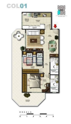 Imagem Apartamento com 3 Quartos à Venda, 126 m² em Vila Nova - Cabo Frio Imagem Apartamento com 3 Quartos à Venda, 126 m² em Vila Nova - Cabo Frio