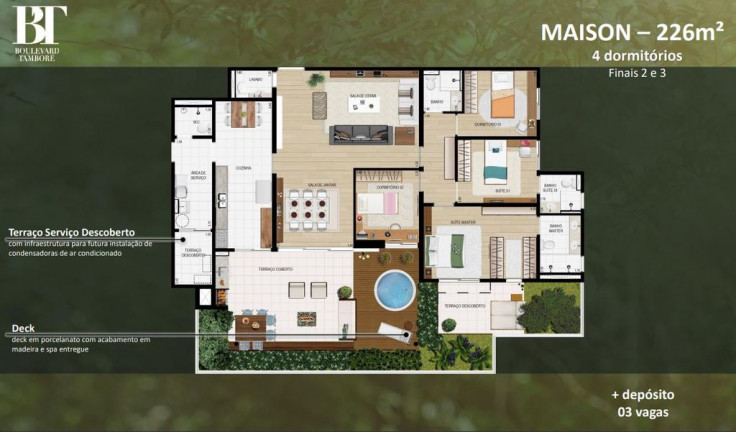Imagem Apartamento com 3 Quartos à Venda, 136 m² em Tamboré - Santana De Parnaíba