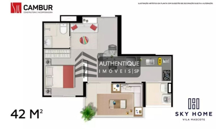 Imagem Apartamento com 1 Quarto à Venda, 42 m² em Vila Mascote - São Paulo Imagem Apartamento com 1 Quarto à Venda, 42 m² em Vila Mascote - São Paulo
