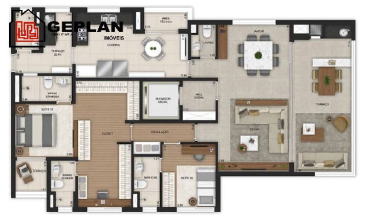 Imagem Apartamento com 3 Quartos à Venda, 141 m² em Brooklin - São Paulo Imagem Apartamento com 3 Quartos à Venda, 141 m² em Brooklin - São Paulo