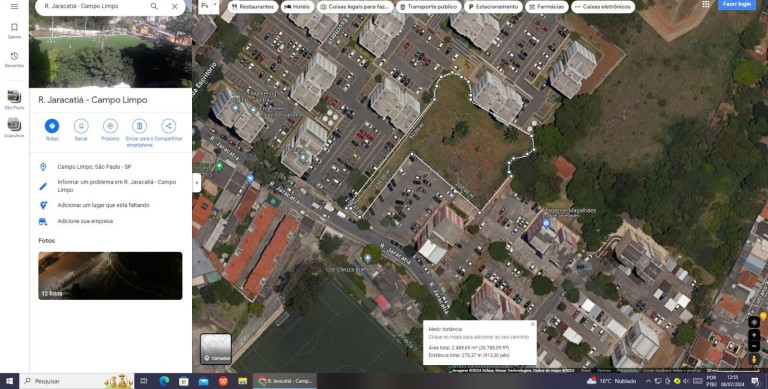 Terreno à Venda, 2.370 m² em Jardim Maria Rosa - Taboão Da Serra