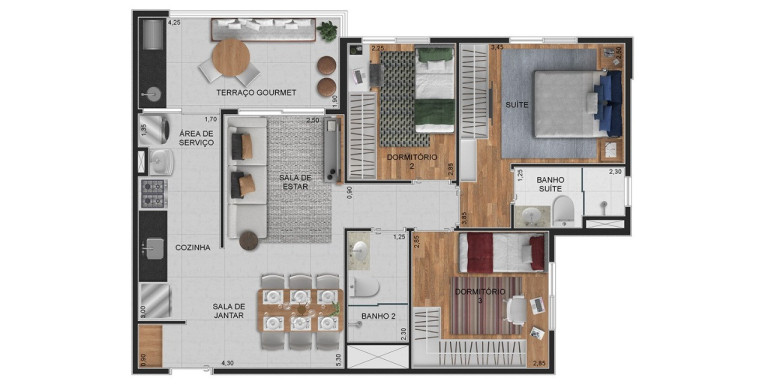 Imagem Apartamento com 3 Quartos à Venda, 93 m² em Centro - São Caetano Do Sul Imagem Apartamento com 3 Quartos à Venda, 93 m² em Centro - São Caetano Do Sul
