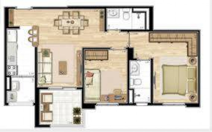 Imagem Apartamento com 2 Quartos à Venda, 63 m² em Vila Graciosa - São Paulo Imagem Apartamento com 2 Quartos à Venda, 63 m² em Vila Graciosa - São Paulo