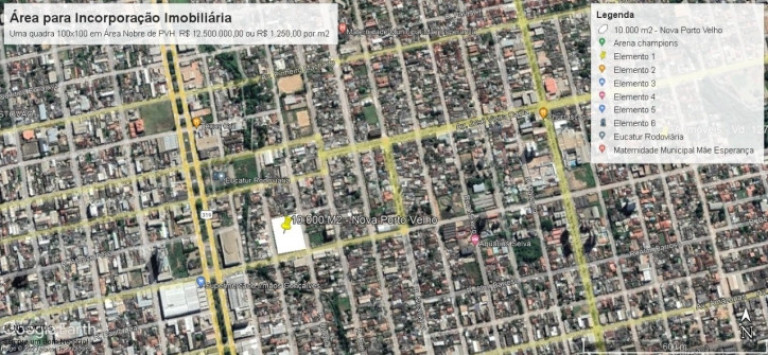 Terreno à Venda, 10.000 m² em Nova Porto Velho - Porto Velho