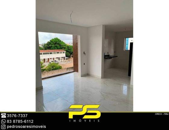 Imagem Apartamento com 2 Quartos à Venda, 55 m² em Jardim Cidade Universitária - João Pessoa