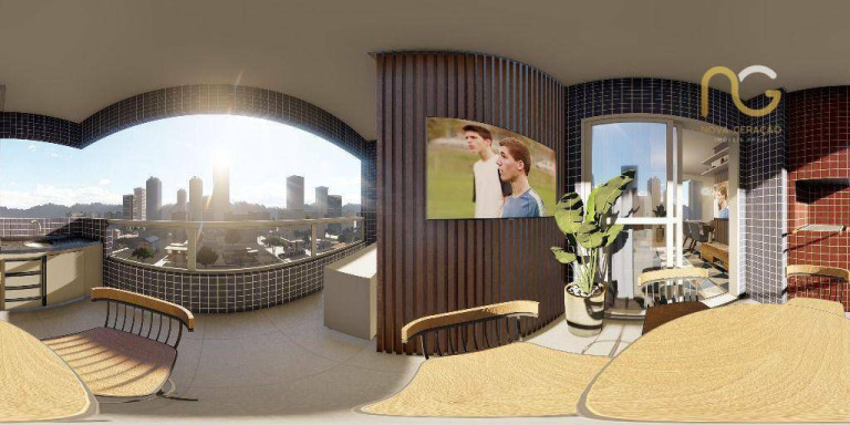 Imagem Apartamento com 1 Quarto à Venda, 51 m² em Vila Guilhermina - Praia Grande