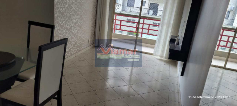 Apartamento com 2 Quartos para Alugar, 57 m² em Enseada - Guarujá