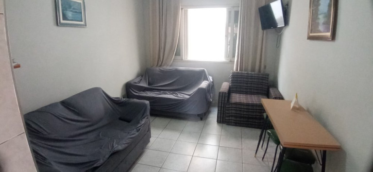 Foto do imóvel Apartamento com 1 Quarto à Venda, 30 m² em Gonzaga - Santos