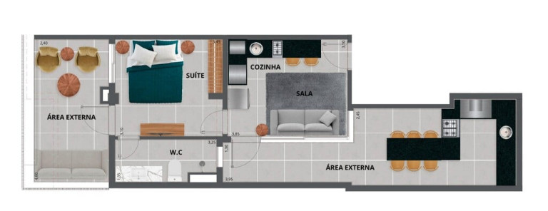 Imagem Apartamento com 1 Quarto à Venda, 48 m² em Itaim Bibi - São Paulo Imagem Apartamento com 1 Quarto à Venda, 48 m² em Itaim Bibi - São Paulo