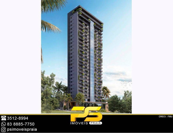 Imagem Apartamento com 2 Quartos à Venda, 140 m² em Jardim Oceania - João Pessoa