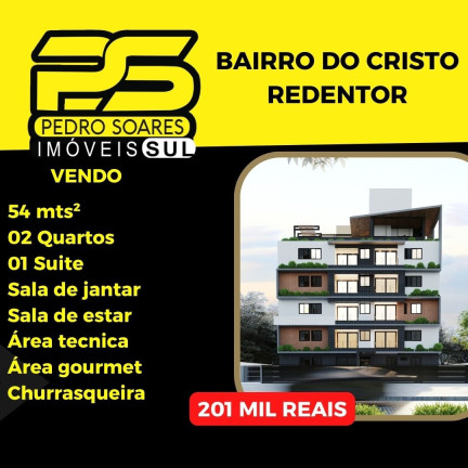 Apartamento com 2 Quartos à Venda, 54 m² em Cristo Redentor - João Pessoa