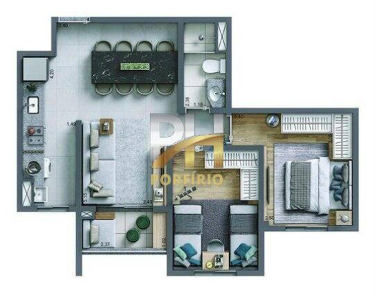 Imagem Apartamento com 2 Quartos à Venda, 50 m² em Rudge Ramos - São Bernardo Do Campo