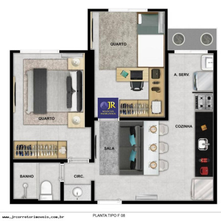 Imagem Apartamento com 2 Quartos à Venda, 58 m² em Praia De Itaparica - Vila Velha Imagem Apartamento com 2 Quartos à Venda, 58 m² em Praia De Itaparica - Vila Velha